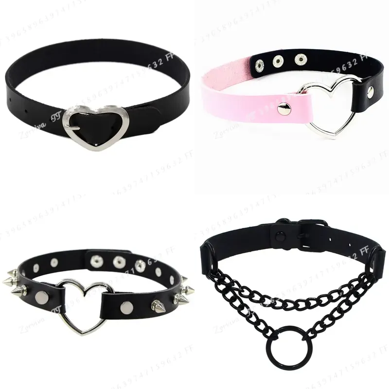 Harajuku Punk Rock Gothic Chok - Goth Punk Spike Choker 评论和价格