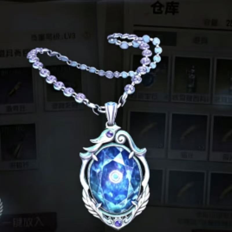 Identity V Cursed Sapphire Nec - Anime Pendant Necklace 评论和价格