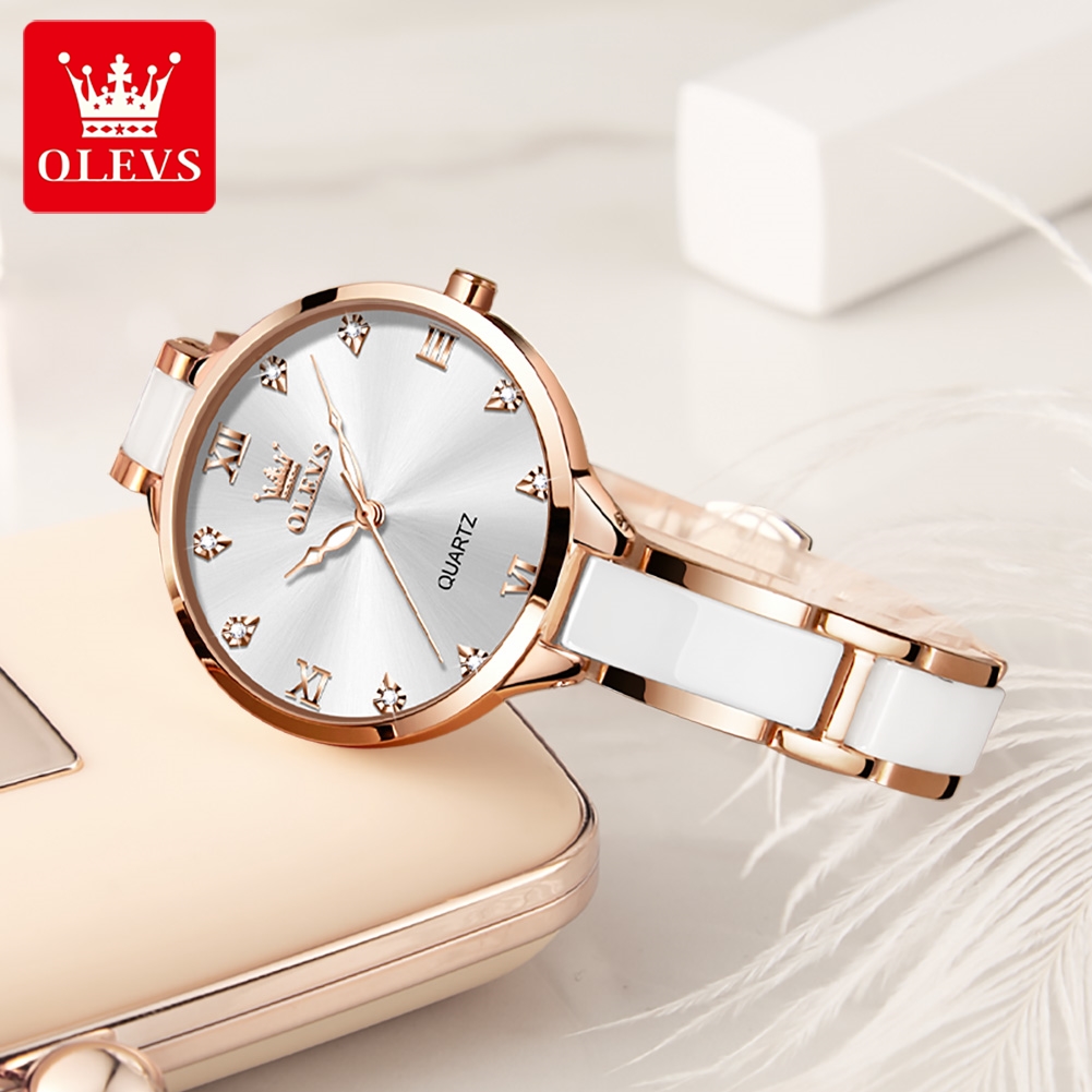 OLEVS 5872 Women Watches Quart - Watch Accessories 评论和价格