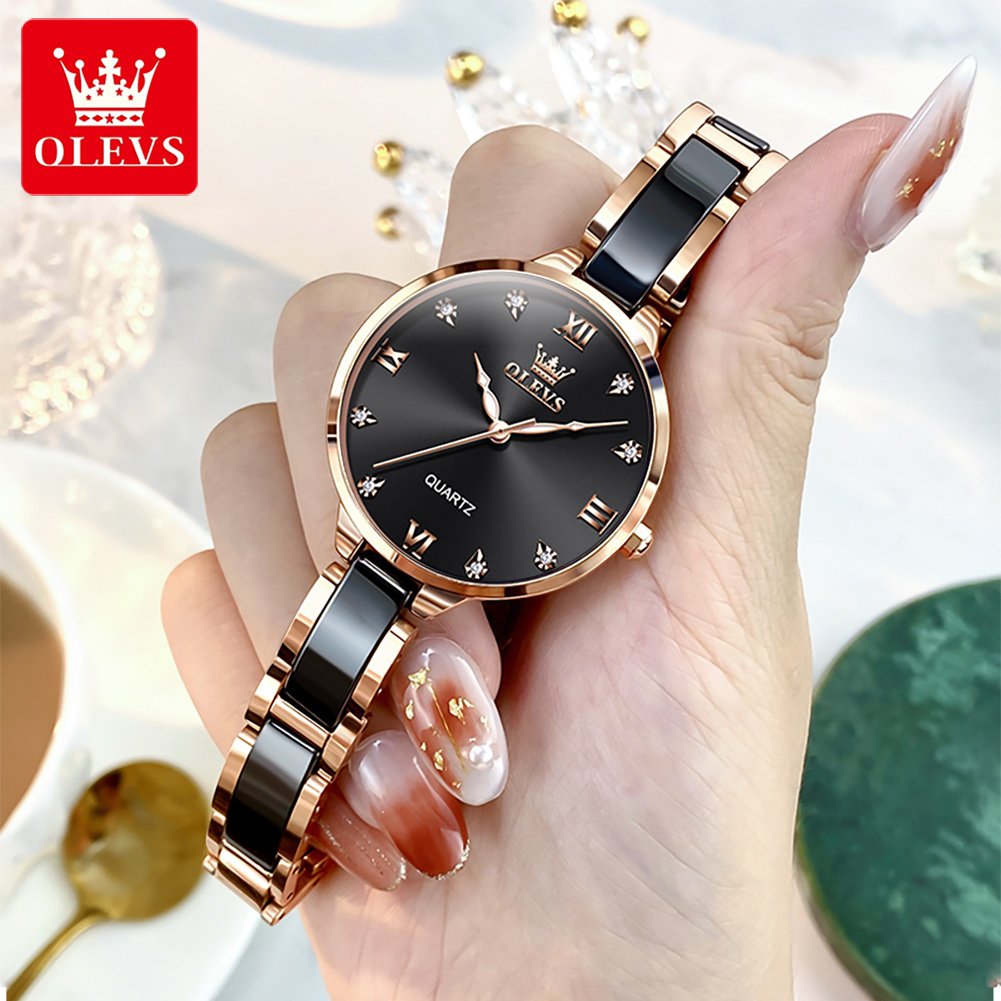 OLEVS 5872 Women Watches Quart - Watch Accessories 评论和价格