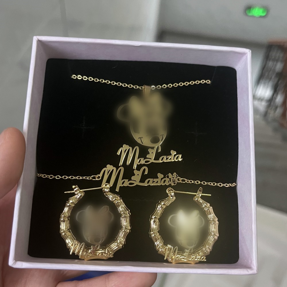 DUOYING Custom Character Jewel - Custom Name Necklace Stainless Steel 评论和价格