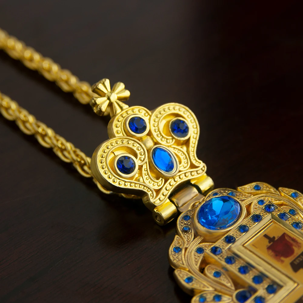 HTISOK Orthodox Bishop Pectora - Cross Pendant Necklace Gold 评论和价格