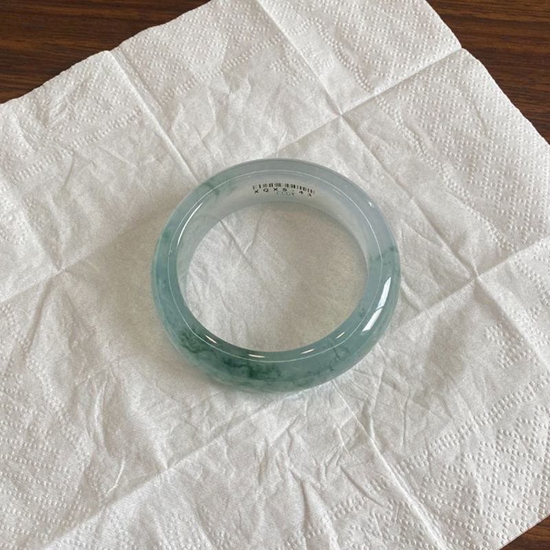 Ice Burmese Jadeite Bracelet J - Bracelets 评论和价格