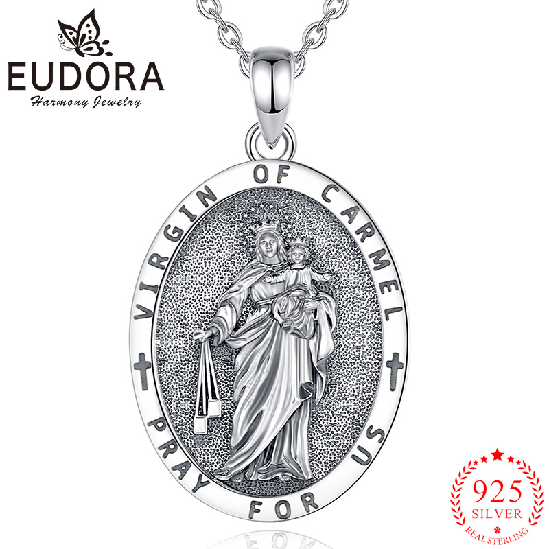 Eudora 925 Sterling Silver Vir - 925 Sterling Silver Chain Necklace Men 评论和价格
