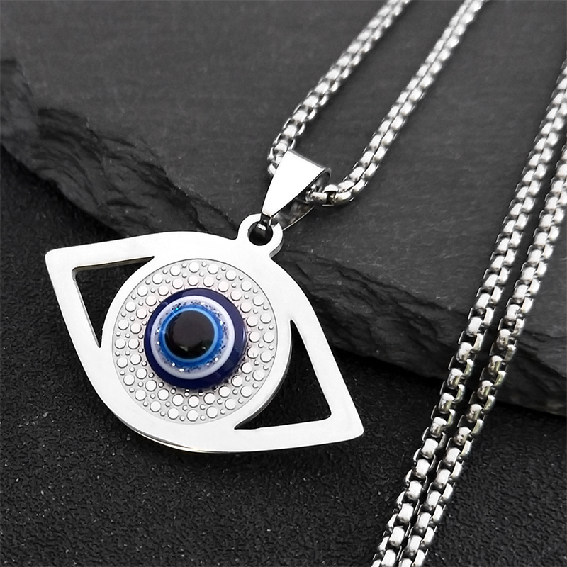 Islam Hamsa Evil Blue Eye Neck - Bracelets 评论和价格