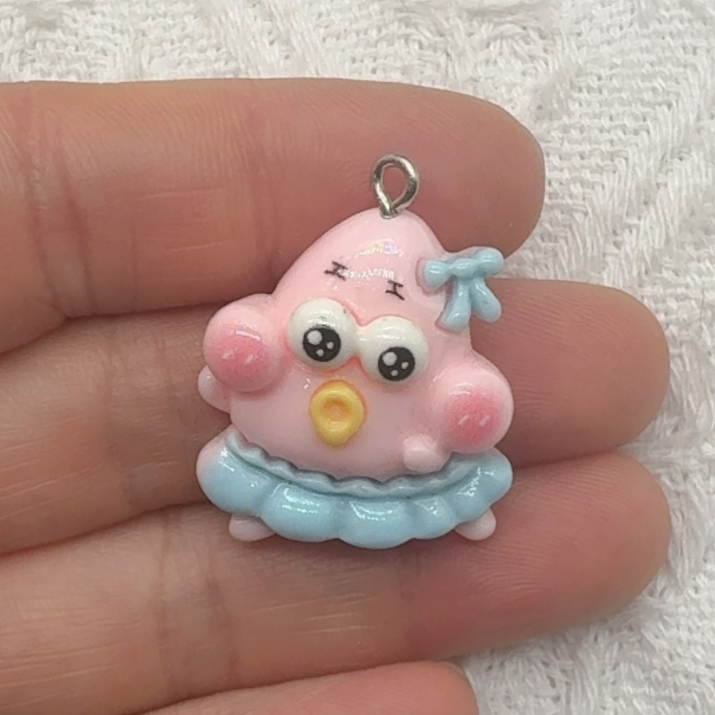 10pcs cartoon resin pendant, D - Earrings 评论和价格